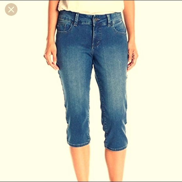 riders mid rise capri